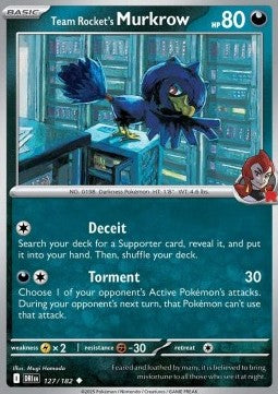 127-182 Murkrow del Team Rocket (IT) - NEAR MINT