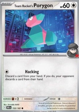 153-182 Porygon del Team Rocket (IT) - NEAR MINT