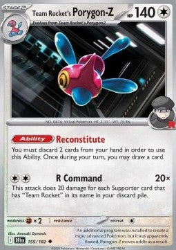 155-182 Porygon-Z del Team Rocket (IT) - NEAR MINT