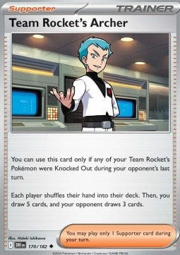 170-182 Archer del Team Rocket Reverse (IT) - NEAR MINT