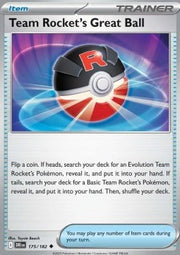 175-182 Mega Ball del Team Rocket (IT) - NEAR MINT