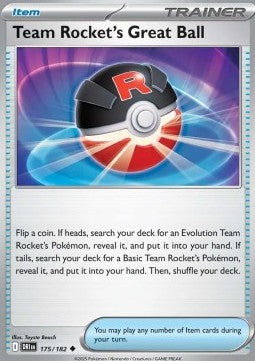 175-182 Mega Ball del Team Rocket (IT) - NEAR MINT