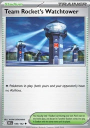 180-182 Torre di Guardia del Team Rocket (IT) - NEAR MINT