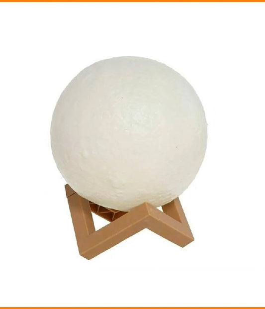 Lampada luna 15cm con supporto
