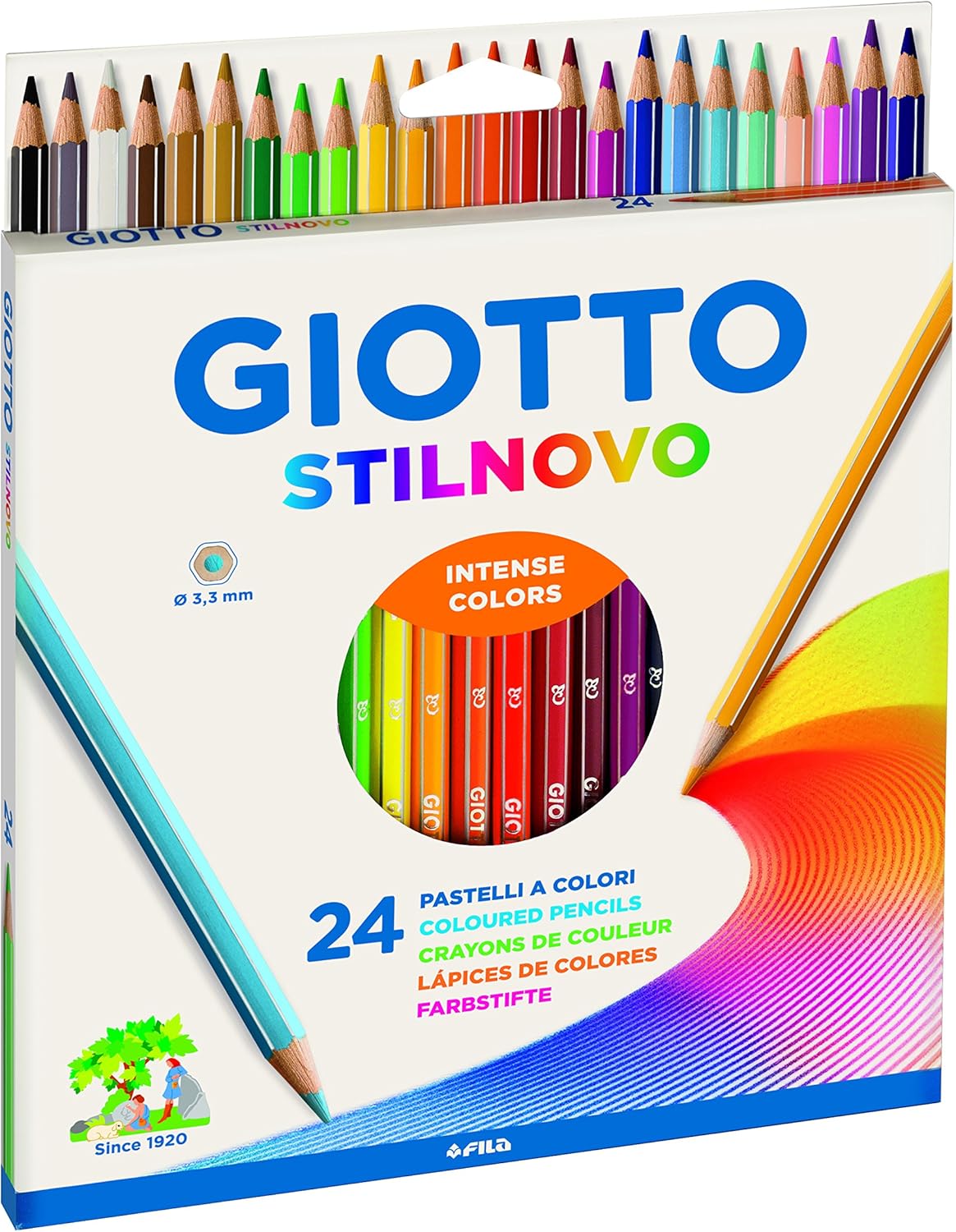 Pastello giotto stilnovo 24 colori