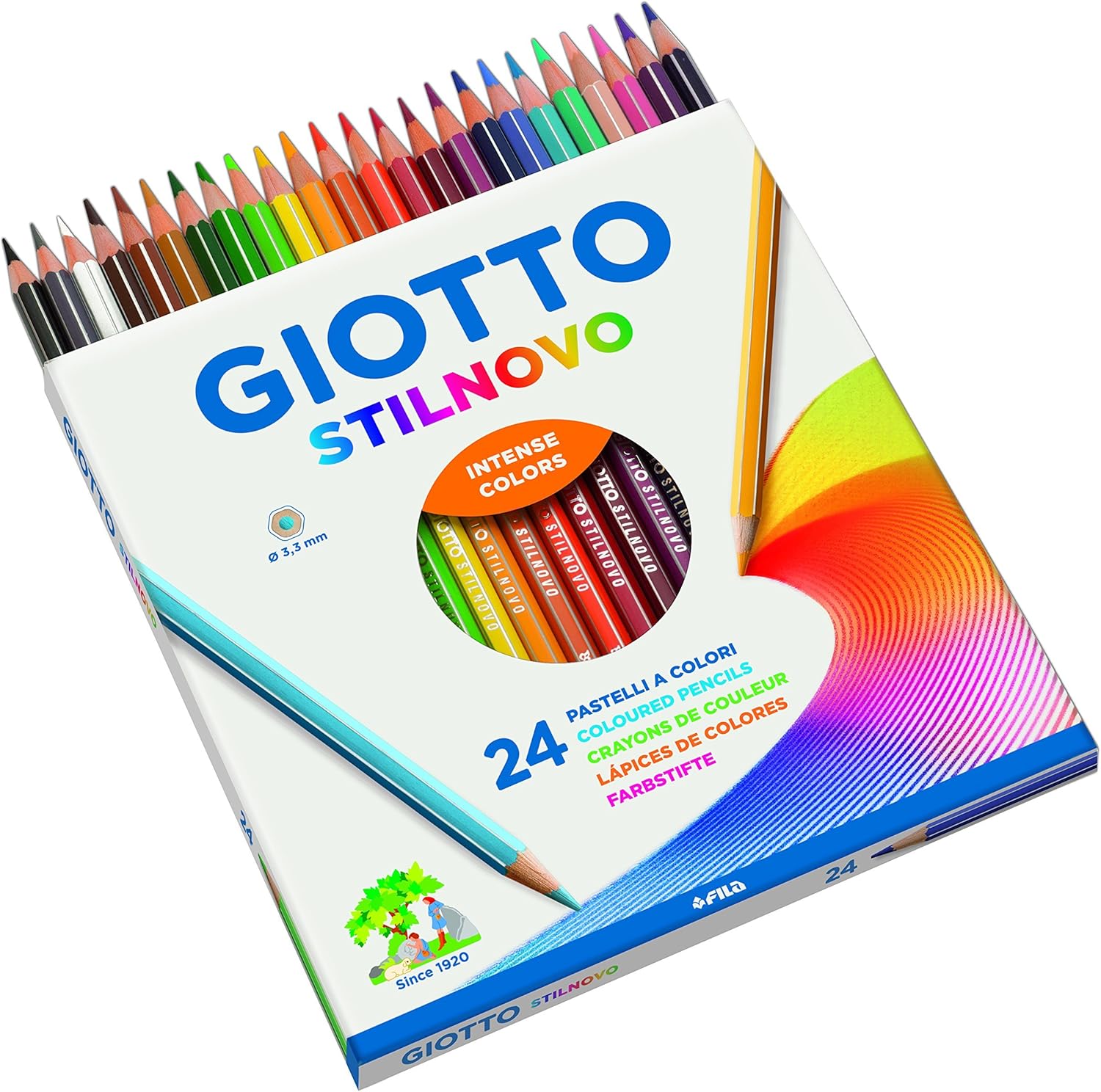 Pastello giotto stilnovo 24 colori