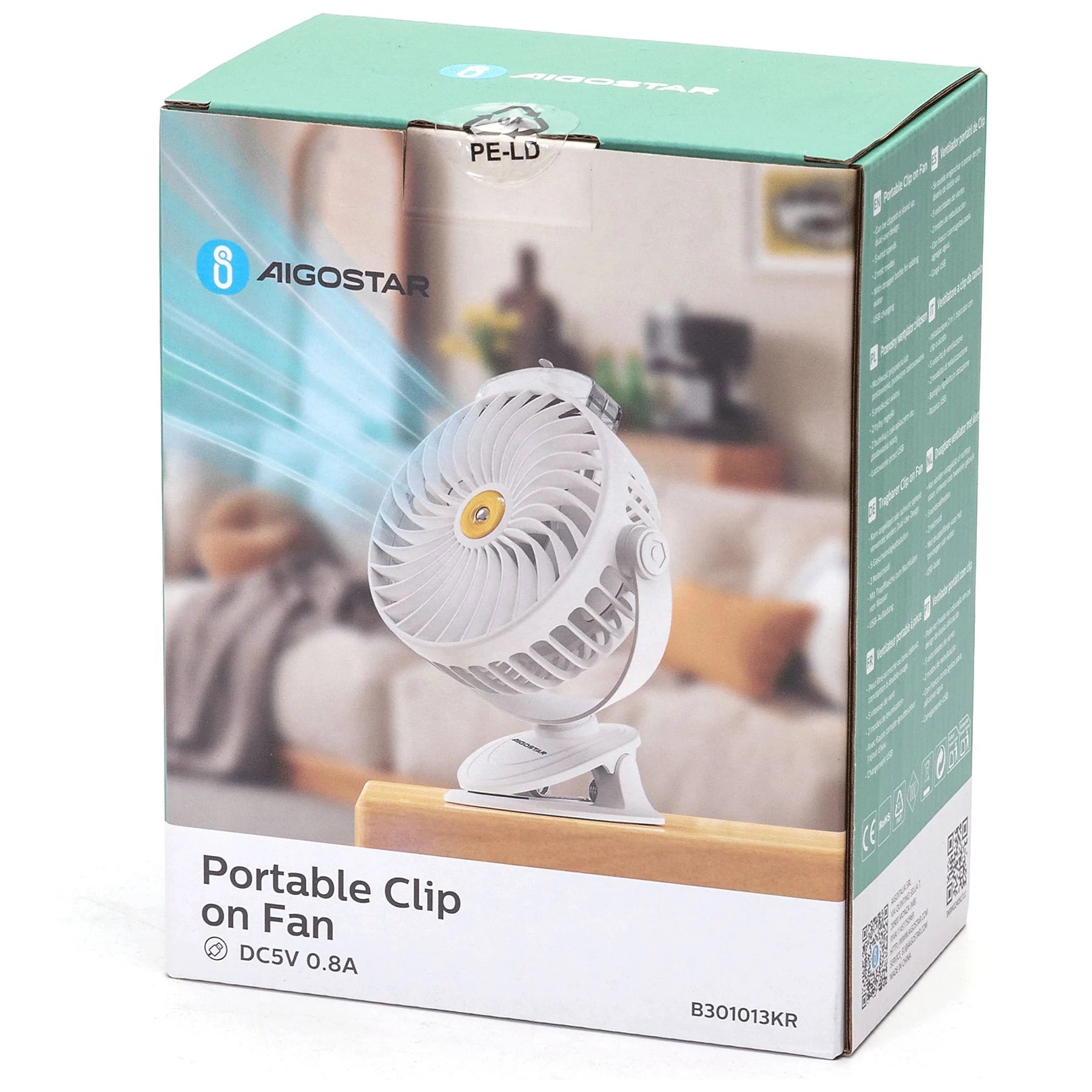 VENTILATORE DA TAVOLO AIGOSTAR B301013KR