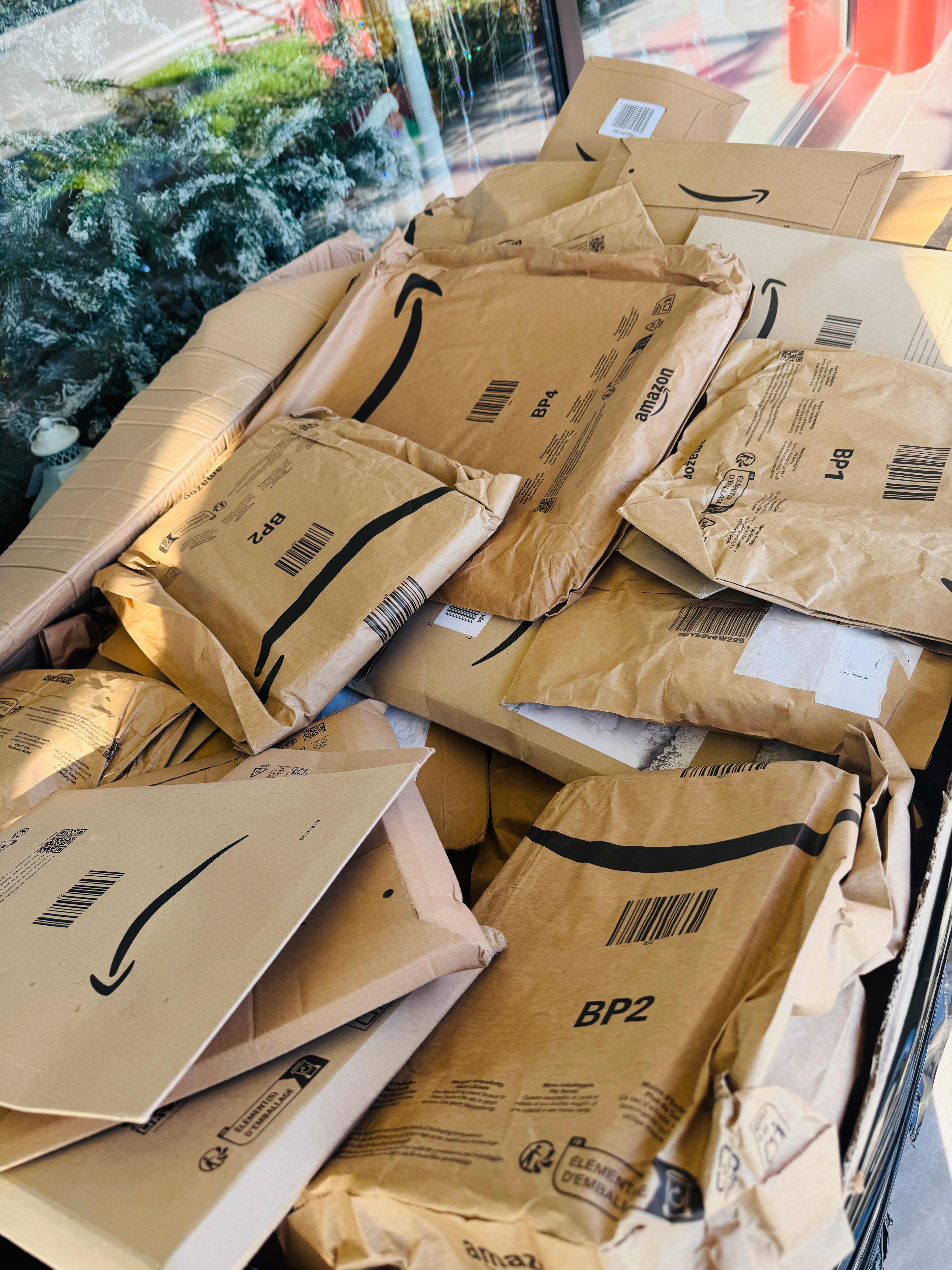 Pacchi smarriti di Amazon prezzo ogni 100 grammi