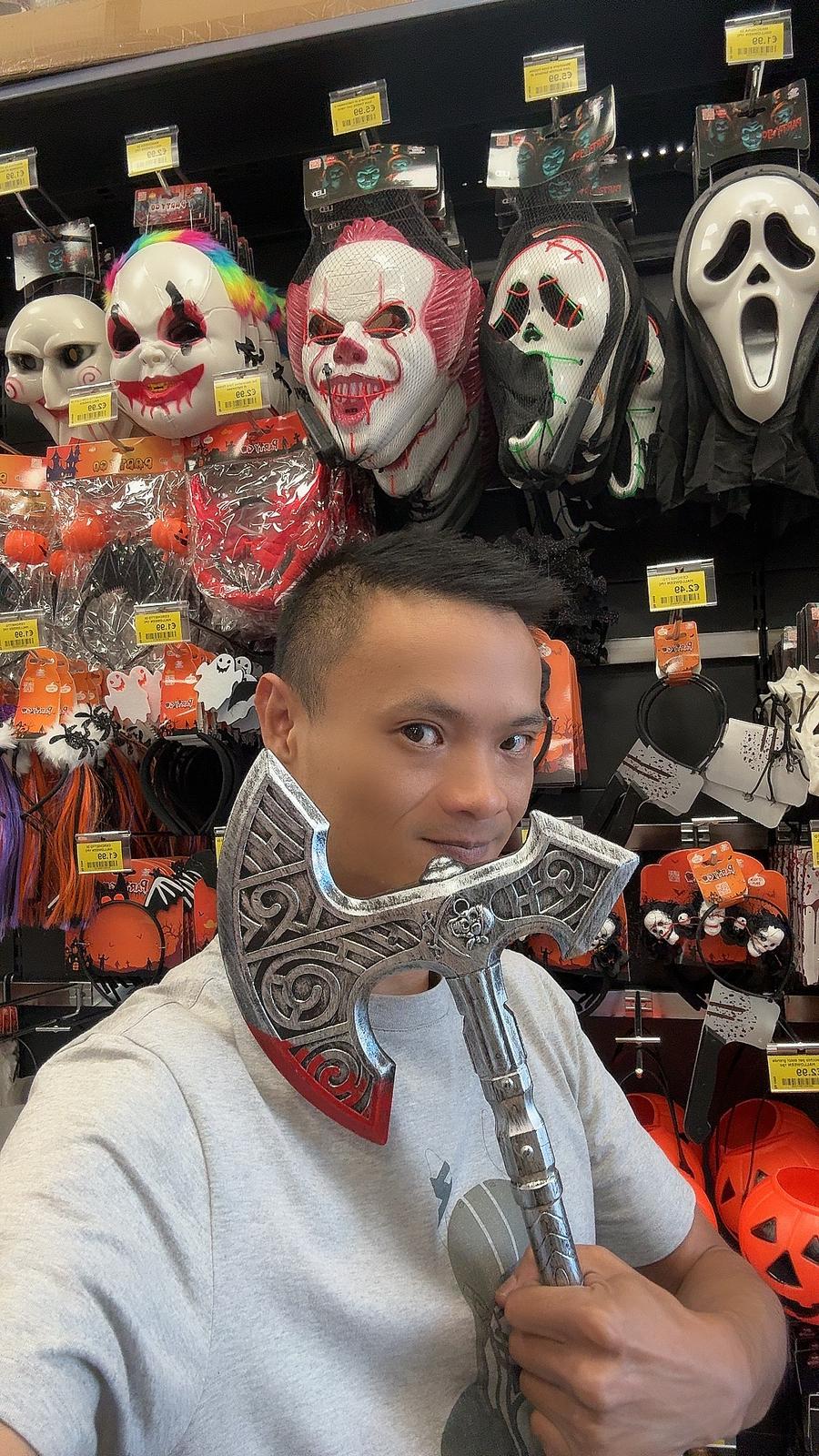 Ascia di plastica halloween Party