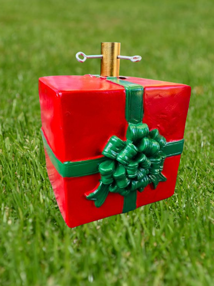 Base per albero di natale forma pacco regalo