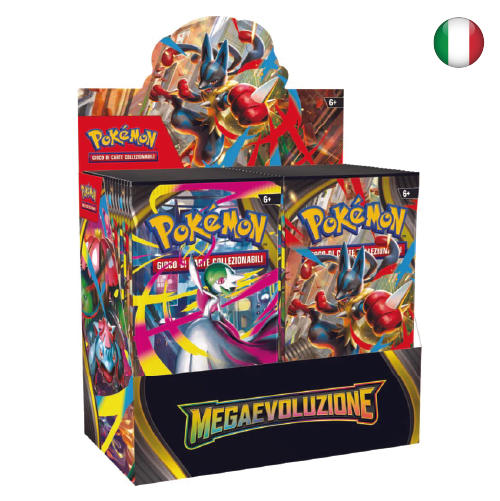 Display Box 36 Buste Pokémon Megaevoluzione Fiamme Spettrali Italiano Sigillato (x6 Display IT)