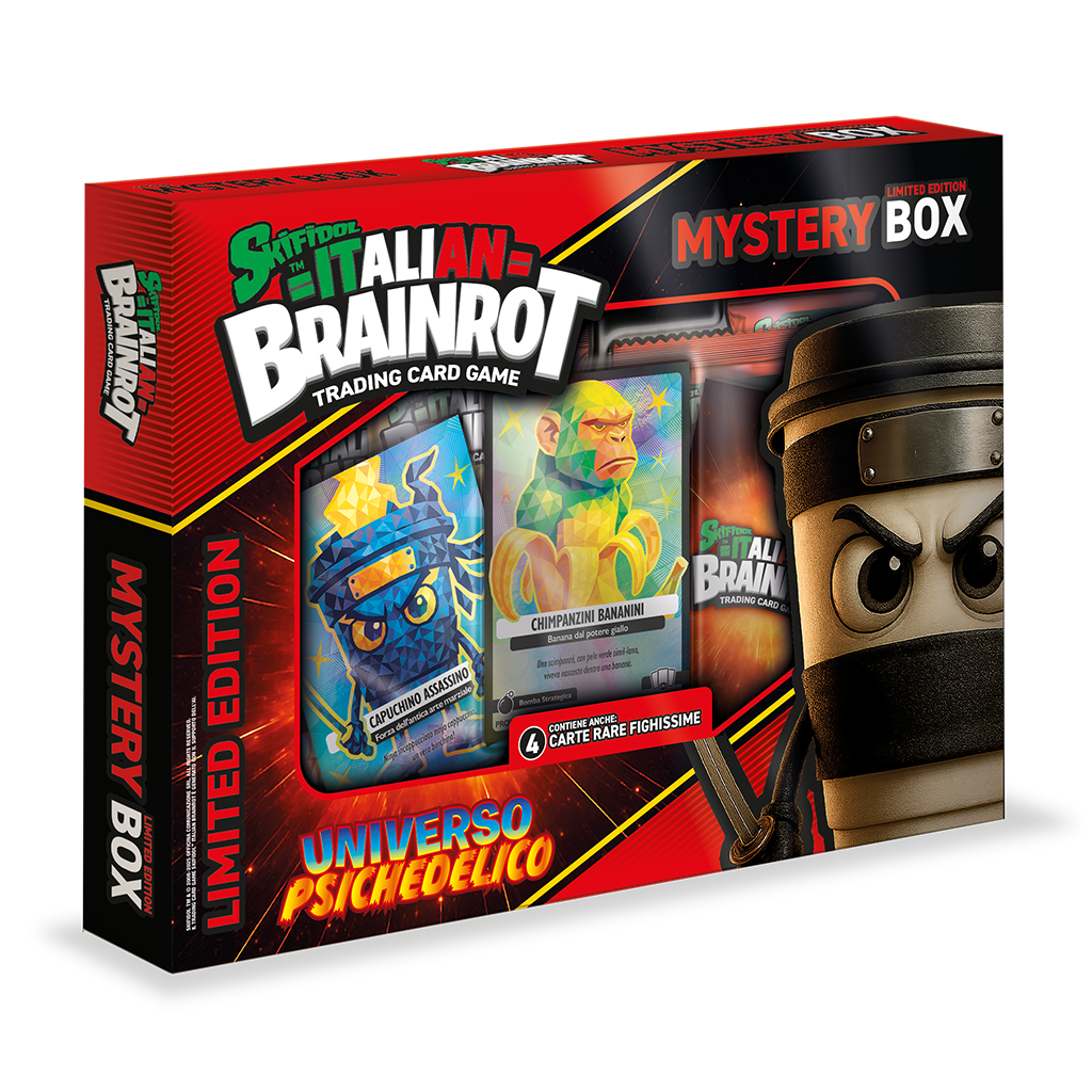 Italian Brainrot TCG Psychedelic Universe 14-card booster pack Artwork Random (IT)