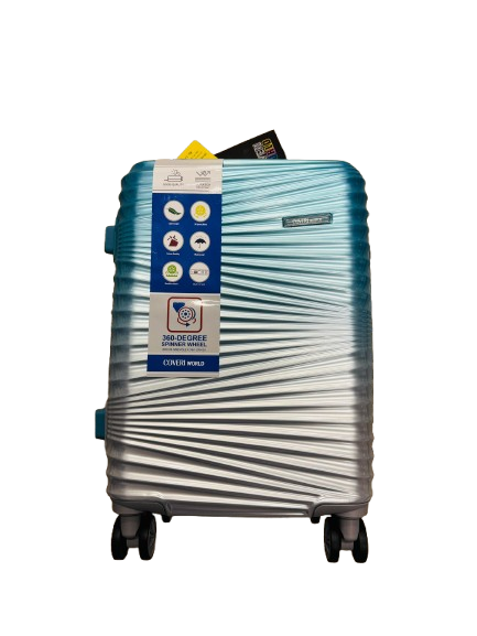 Lightweight Polycarbonate 24-Inch Medium Suitcase - Stylish and Durable Design