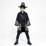 Costume K-Pop Omen5 Bambino 7-9 anni | Giacca + Camicia Stile Idol Nero