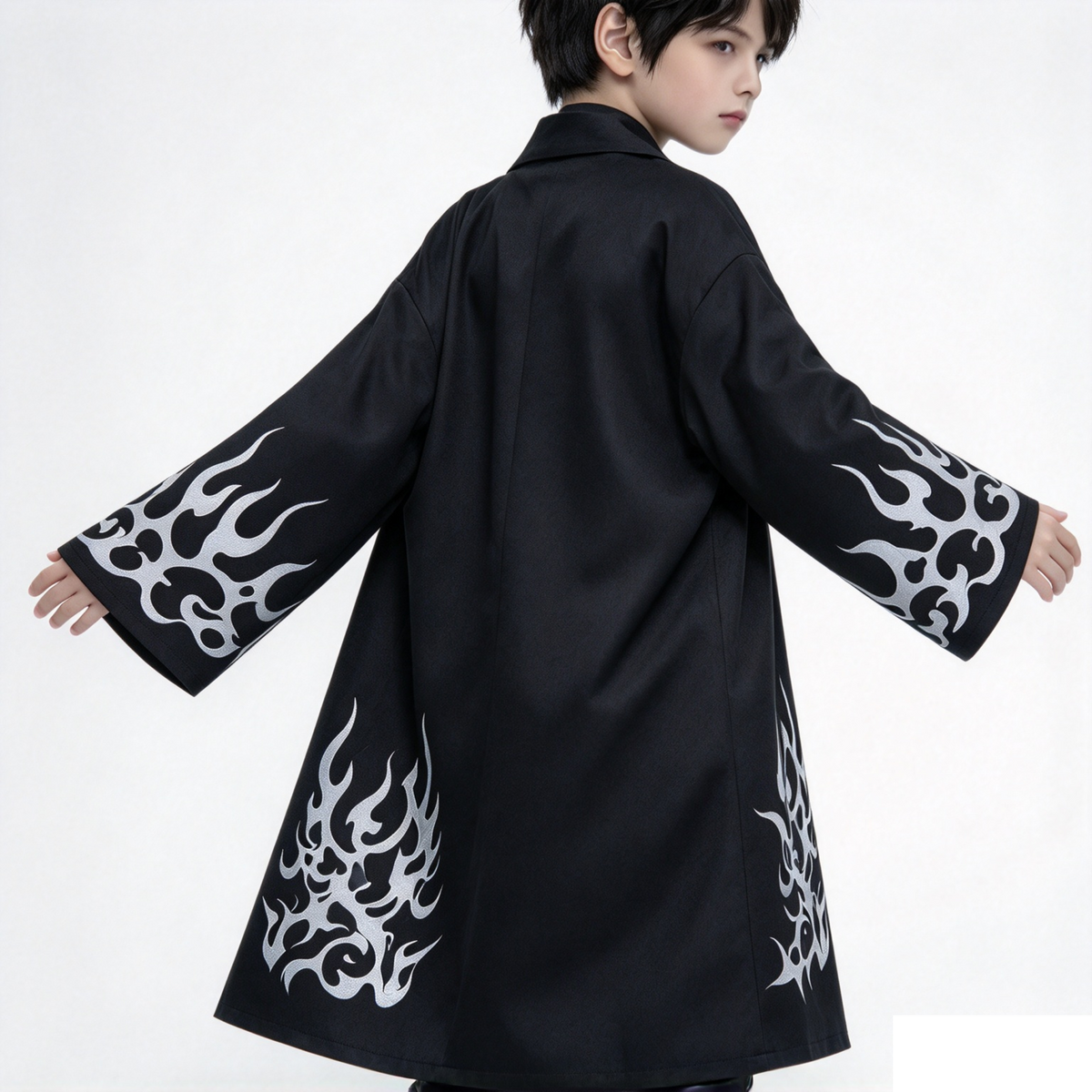 Costume K-Pop Omen5 Bambino 7-9 anni | Giacca + Camicia Stile Idol Nero