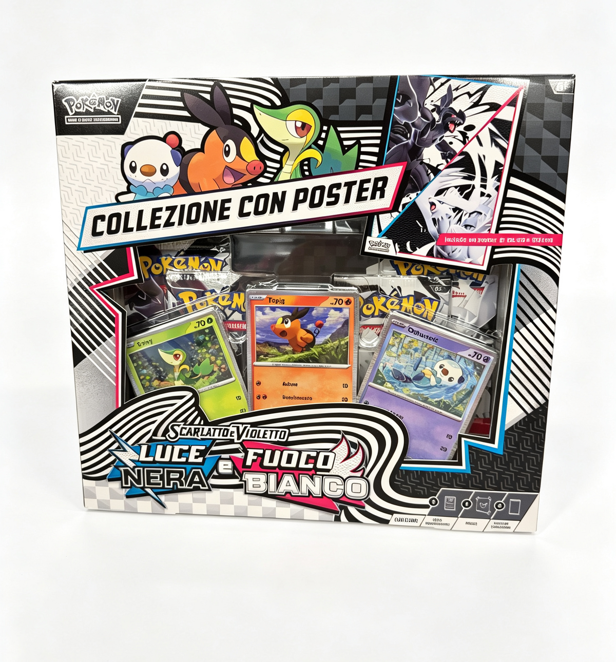 Collezione con Poster | Pokémon Scarlatto e Violetto: Luce Nera e Fuoco Bianco (ITA)