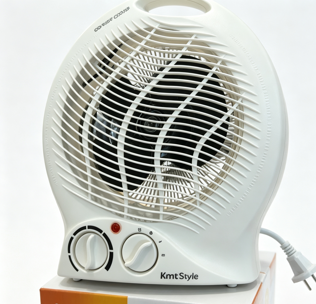 Termoventilatore Elettrico Portatile KmtStyle, 1000W / 2000W, Regolazione Temperatura, per Casa e Ufficio