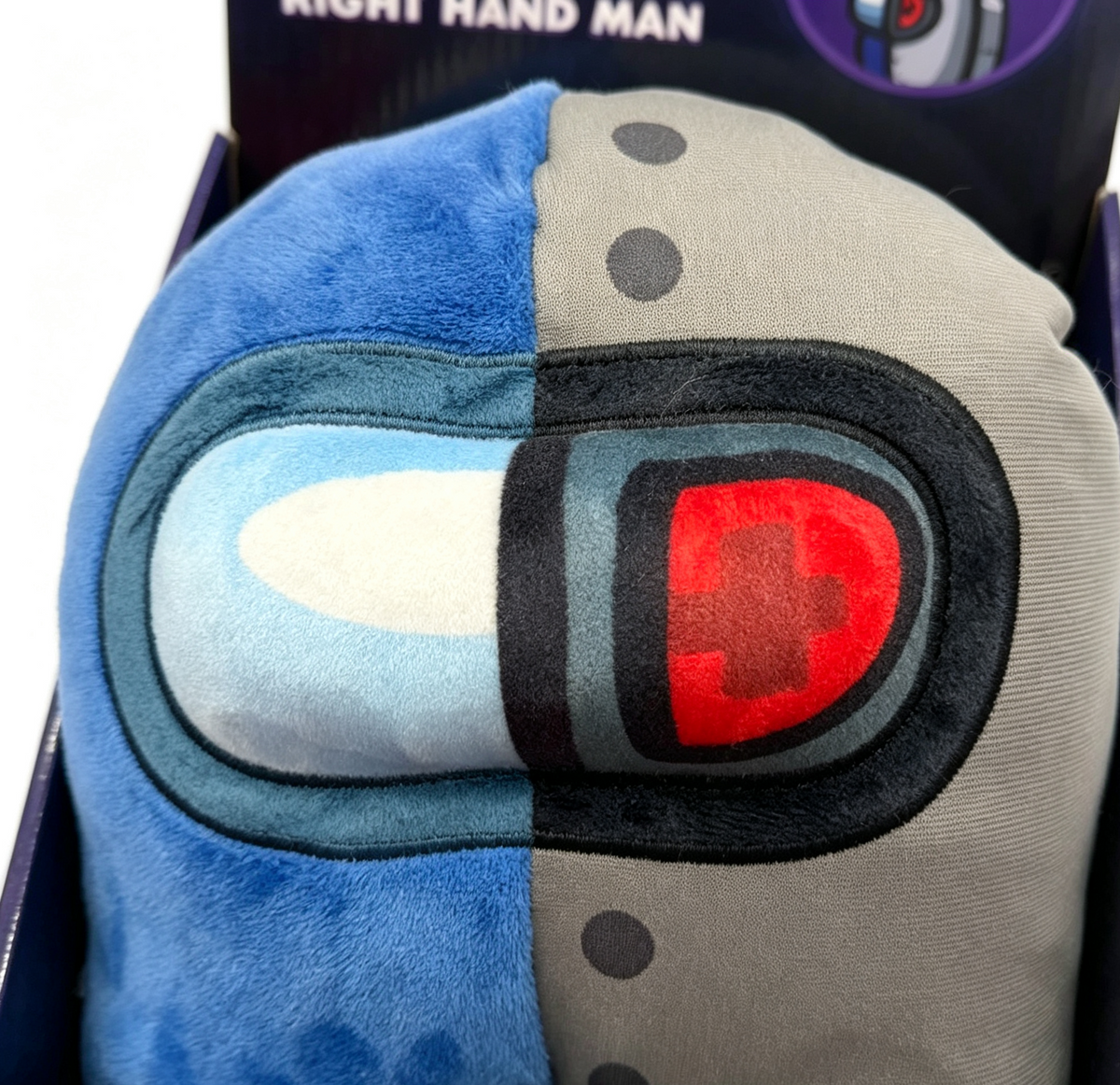 Peluche Among Us Right Hand Man Special Edition con Suoni e Visore Luminoso, Giocattolo Originale