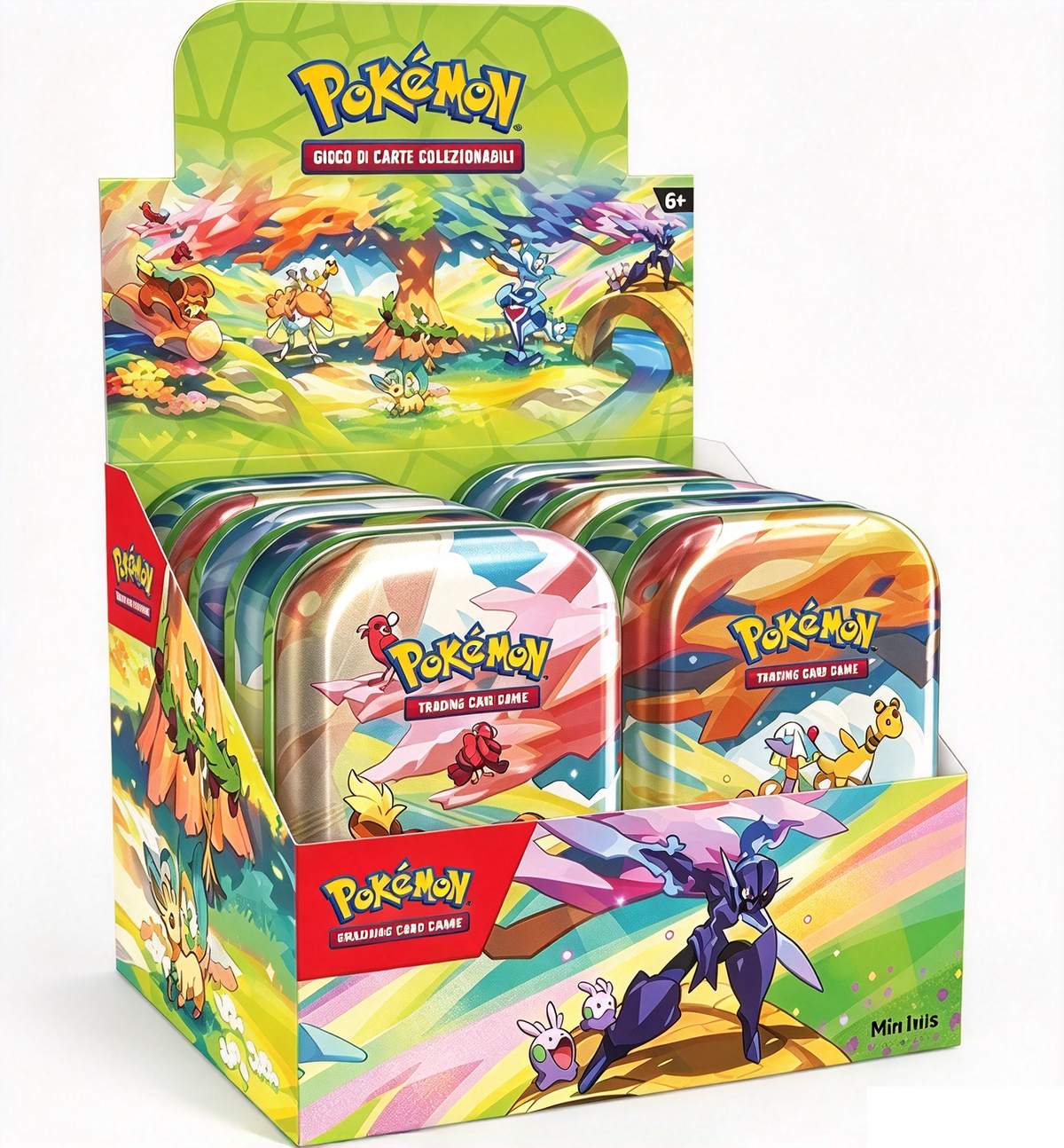 4 Box da 10 Mini Tin Paldea Sfavillante