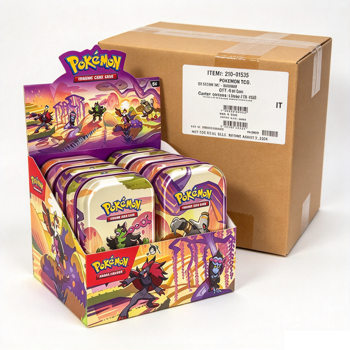 Confezione 10 Mini Tin | Pokémon Scarlatto e Violetto – Segreto Fiabesco 4box