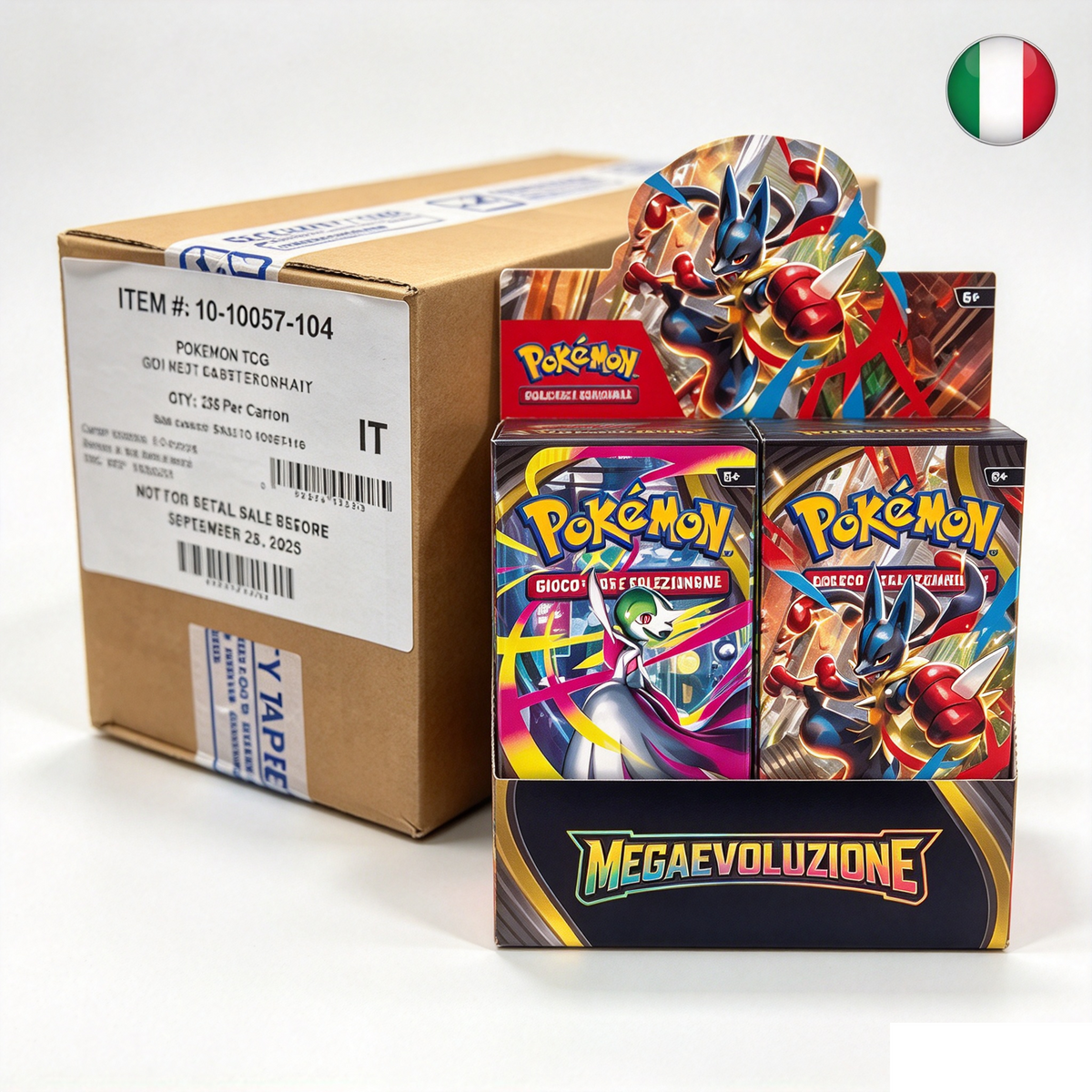 Display Box 36 Buste Pokémon Megaevoluzione Fiamme Spettrali Italiano Sigillato (x6 Display IT)