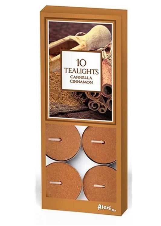 Aladino lumelle tealight 4h fragranza pz. 10 - cannella