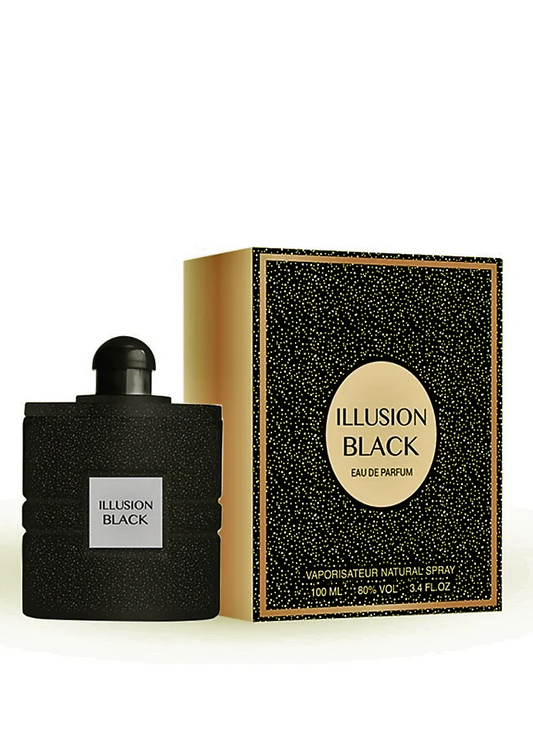 Illusion black eau de parfum 100 ml equivalente black opium