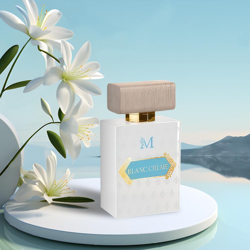 Blanc Cream Eau de Toilette per Uomini - Profumo Maschile Legnoso con Note di Fiore di Arancia e Spezie - Fragranza Duratura da 100 ml