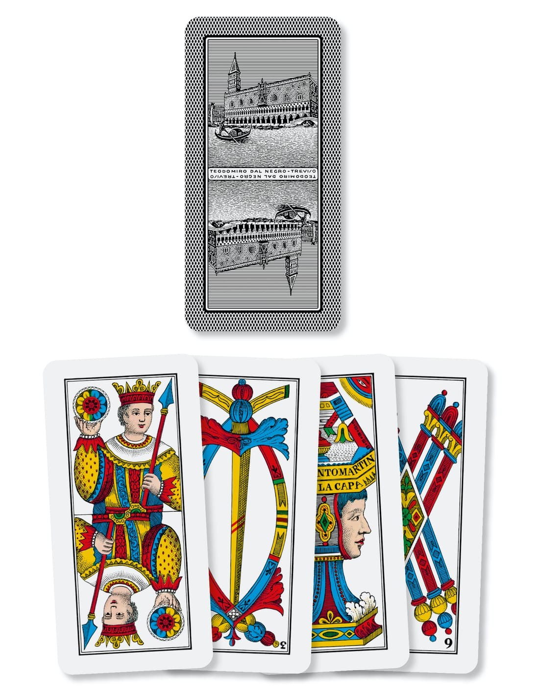 Carte Trevisane da 40 carte dal negro