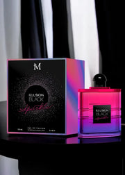 Parfum premium generico da donna illusion black sparkle 100ml Montage