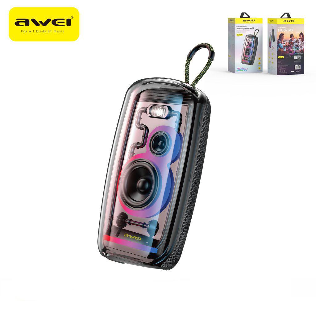 Altoparlante Bluetooth portatile wireless con luce