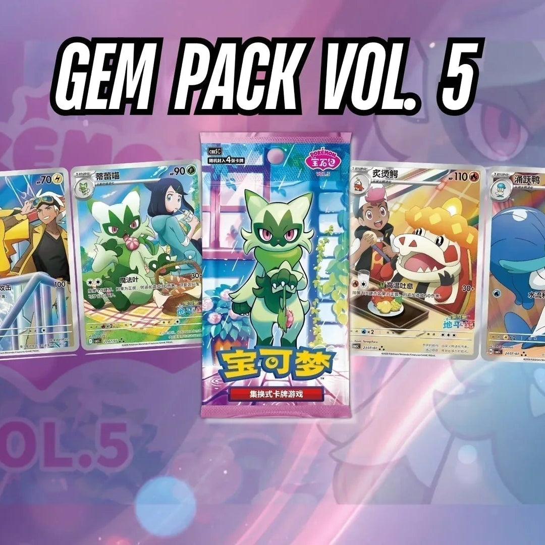 Pokémon Gem Pack Vol 5 Booster Display CBB5C versione cinese