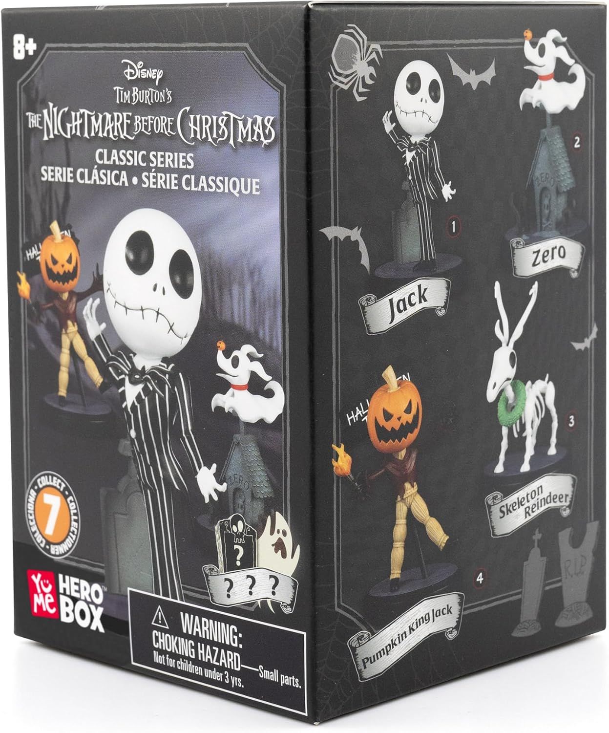 YuMe Toys Nightmare Before Christmas Hero Box Classic Series