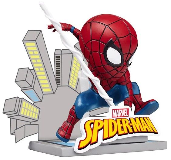 YuMe Toys Marvel Hero Box Attack Series Mini Figures Spider-Man 8 cm