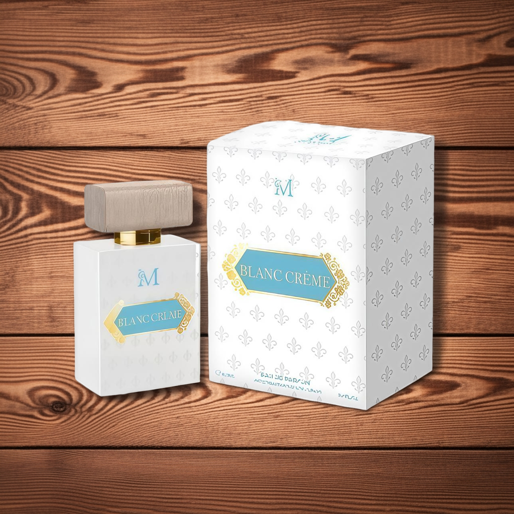 Blanc Cream Eau de Toilette per Uomini - Profumo Maschile Legnoso con Note di Fiore di Arancia e Spezie - Fragranza Duratura da 100 ml