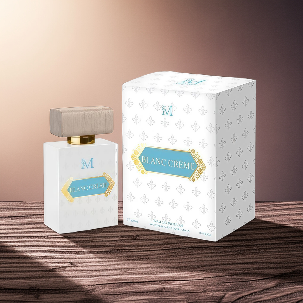 Blanc Cream Eau de Toilette per Uomini - Profumo Maschile Legnoso con Note di Fiore di Arancia e Spezie - Fragranza Duratura da 100 ml