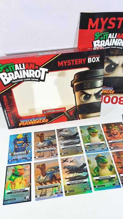 Prestige &Deluxe Boite de 24 sachets Skifidol Italian Brainrot Mix Psychédélique -Trading Card Game Prestige &Deluxe Boite de 24 sachets Skifidol Italian Brainrot Mix Psychédélique -Trading Card Game