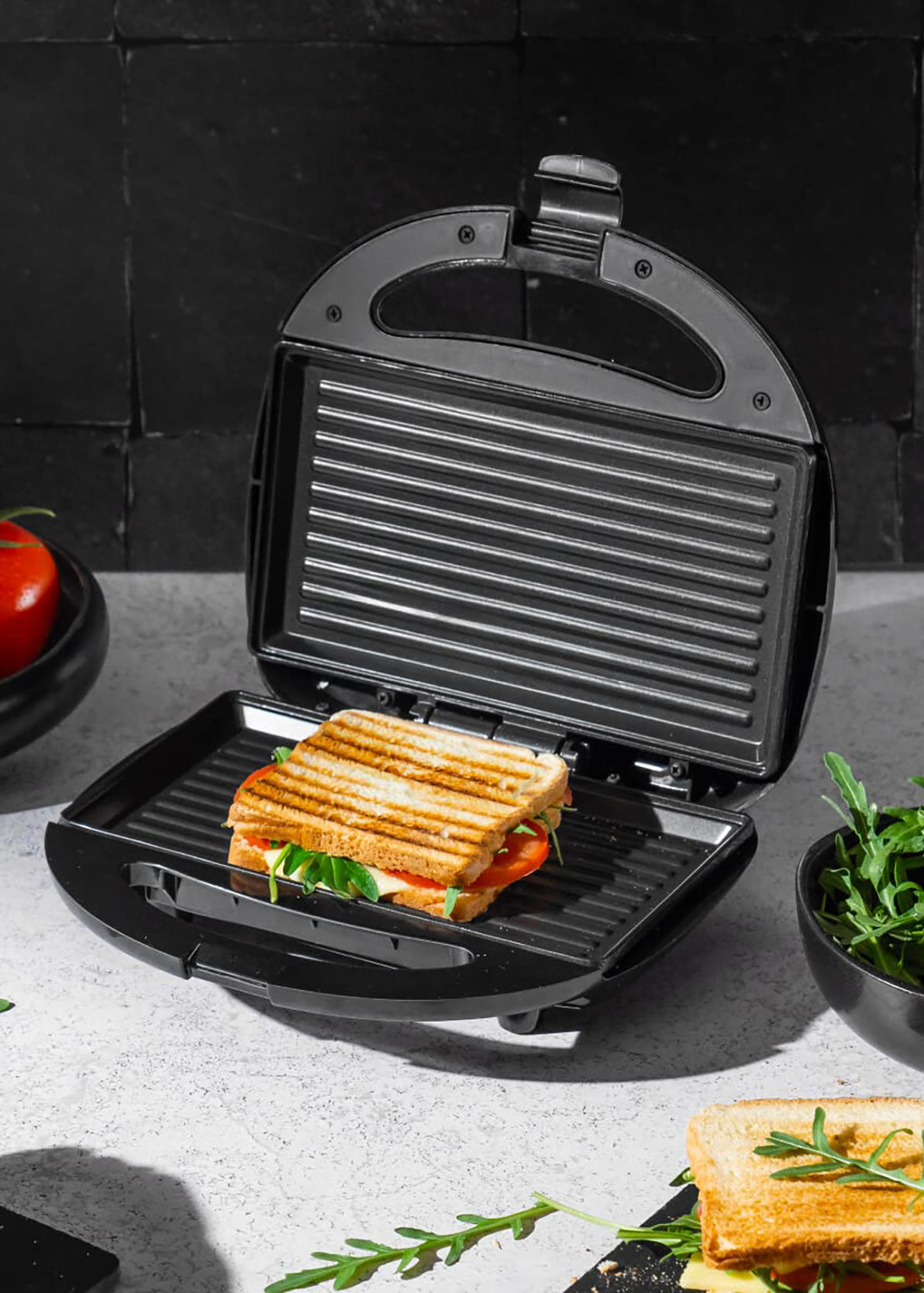 INNOLIVING Tostapane Potenza 750 Watt 2 Nero INN 787