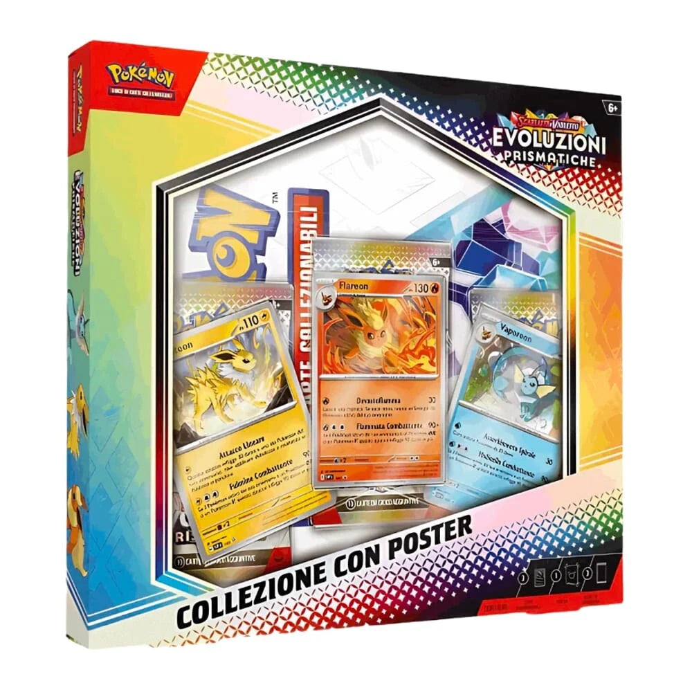 Pokemon Evoluzioni Prismatiche Collezione con Poster - Ita