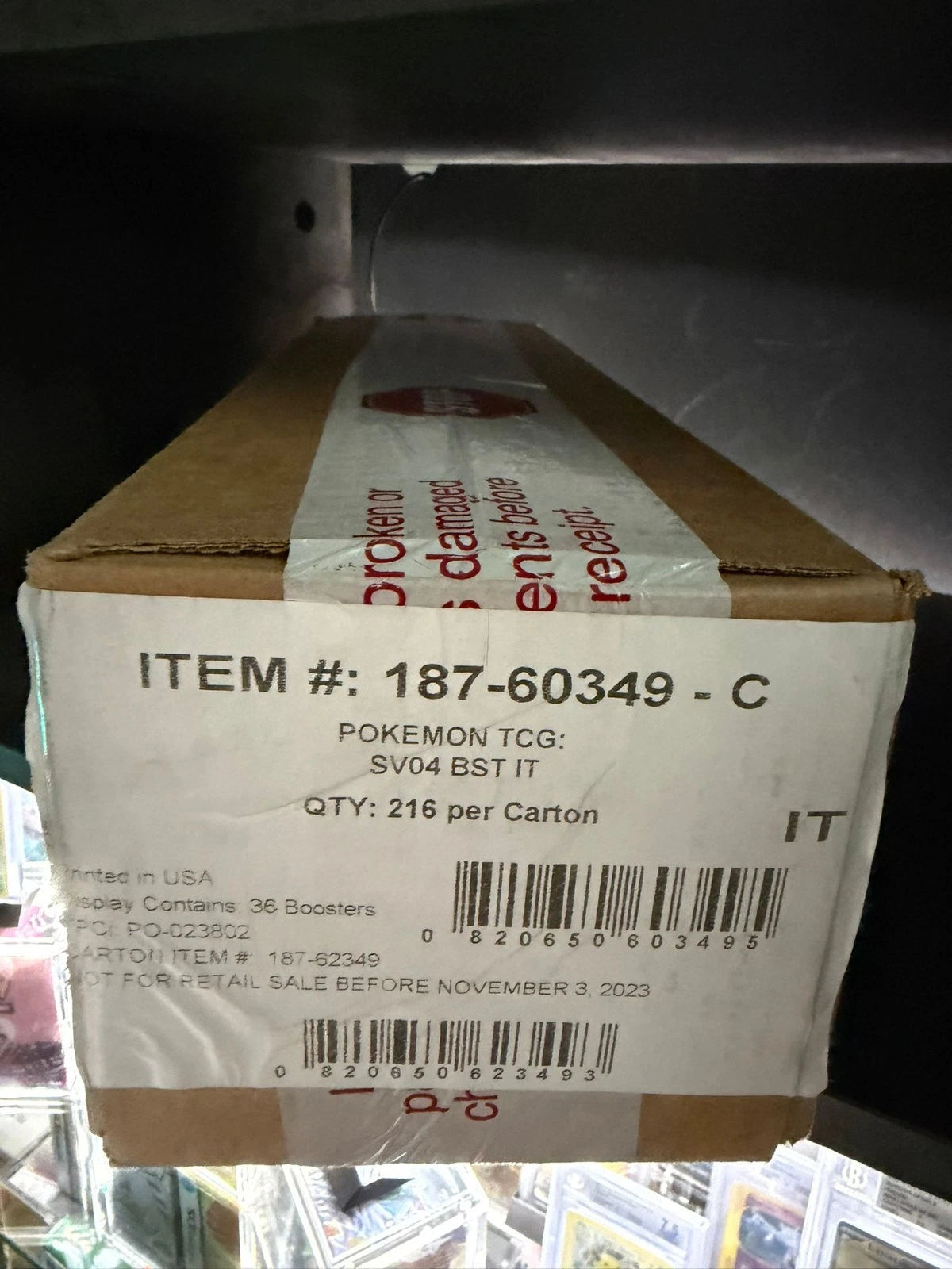 Scarlatto e Violetto Paradosso Temporale Factory Sealed Case (x6 Display IT)