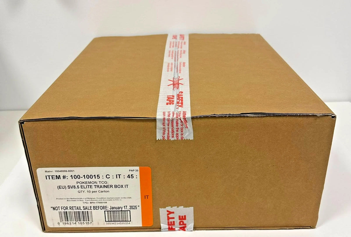 Pokemon CASE Evoluzioni Prismatiche ETB (10 ETB) Italiano