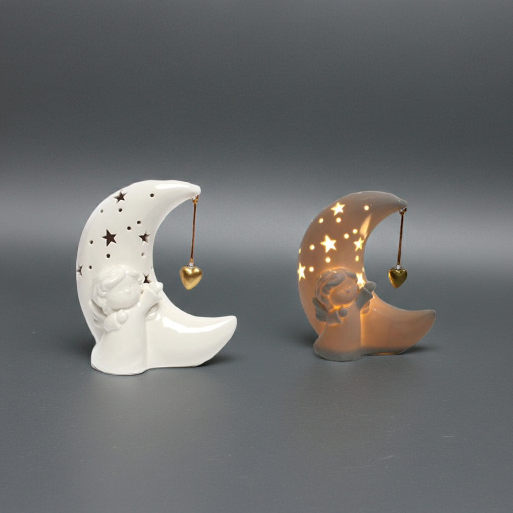 圣诞月亮装饰 13.7X8.5X15.5cm