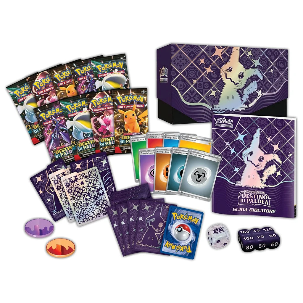 Case 10 etb Pokemon: Set Allenatore Fuoriclasse Sv 4.5 Destino Di Paldea - 0820650604461