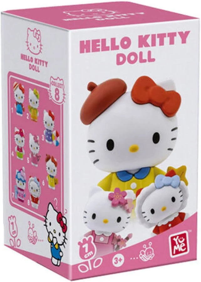 YuMe HELLO KITTY - CUTE OUTFITS SERIES - DOLL 7CM - PERSONAGGIO