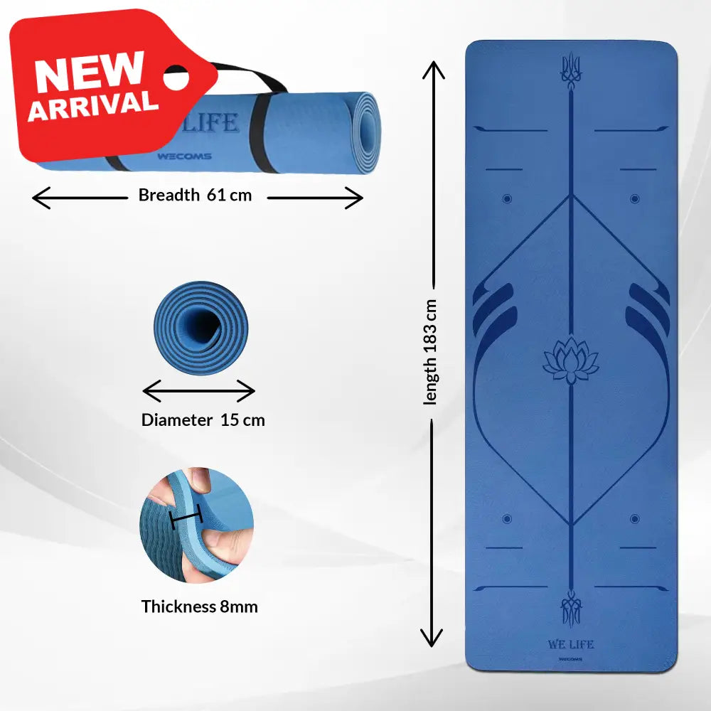 Tappeto joga professionale blue SPORT