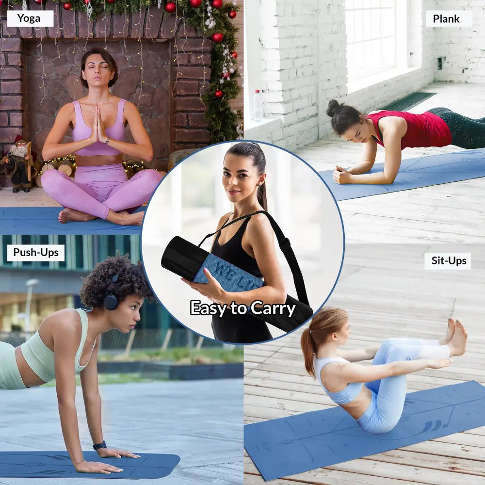 Tappeto joga professionale blue SPORT