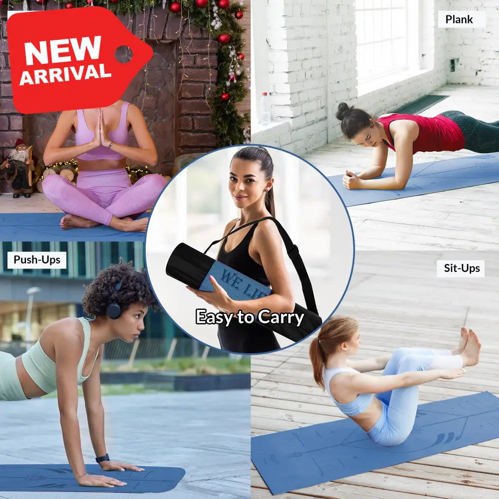 Tappeto joga professionale blue SPORT