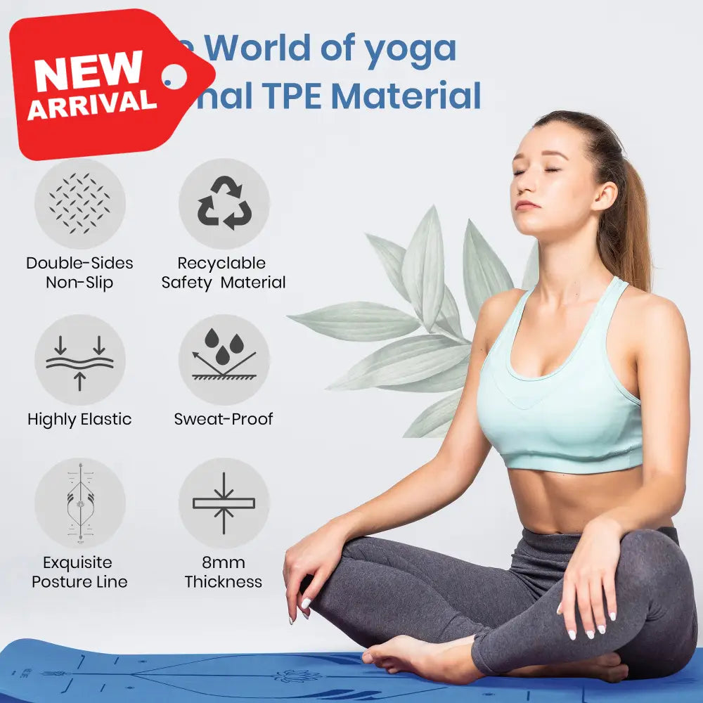 Tappeto joga professionale blue SPORT