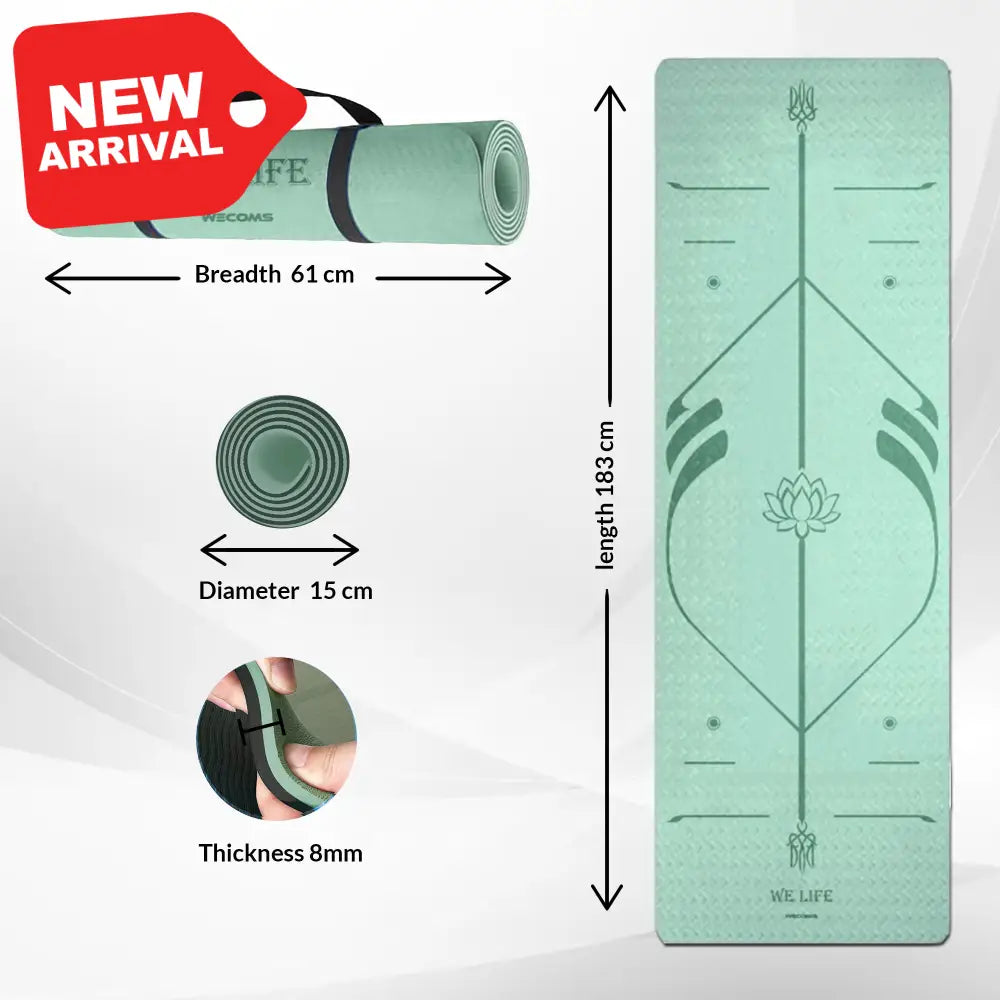 Tappeto joga professionale green SPORT