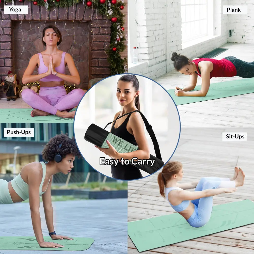 Tappeto joga professionale green SPORT